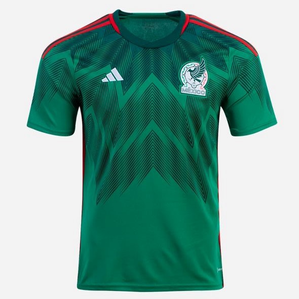 Tailandia Camiseta México Primera Equipación 2022 2023 Azul